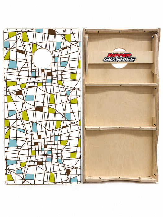 70's Retro Design Cornhole Design