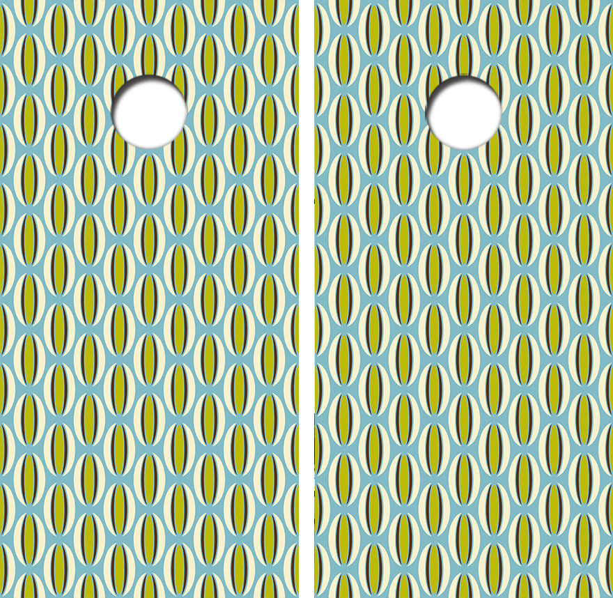 70's Retro Design Cornhole Design