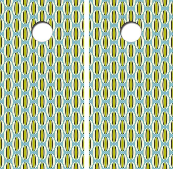 70's Retro Design Cornhole Design