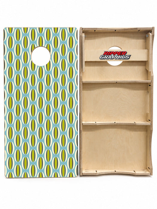 70's Retro Design Cornhole Design