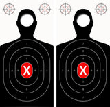 Target Practice Silhouette Cornhole Design