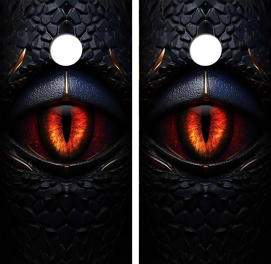 Keep An Eye On You Cornhole Design