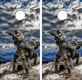 American Shadow Soldiers Cornhole Design