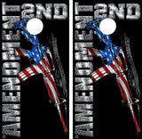 2nd Amendment Cornhole Design