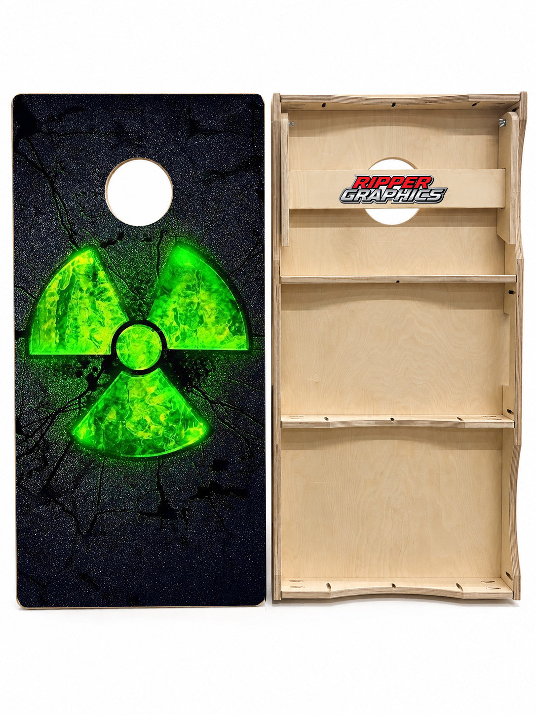 Radio Active Cornhole Design