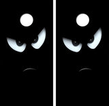 Grumpy Face Cornhole Design