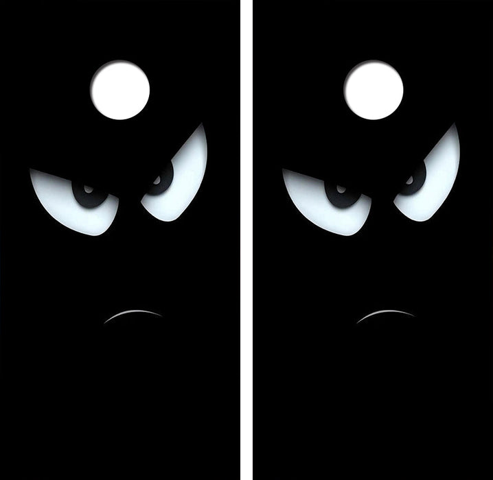 Grumpy Face Cornhole Design