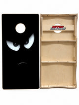 Grumpy Face Cornhole Design