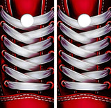 Shoelaces Cornhole Design