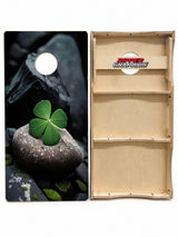 4 Leaf Clover Cornhole Design
