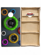 Speaker Box Cornhole Design