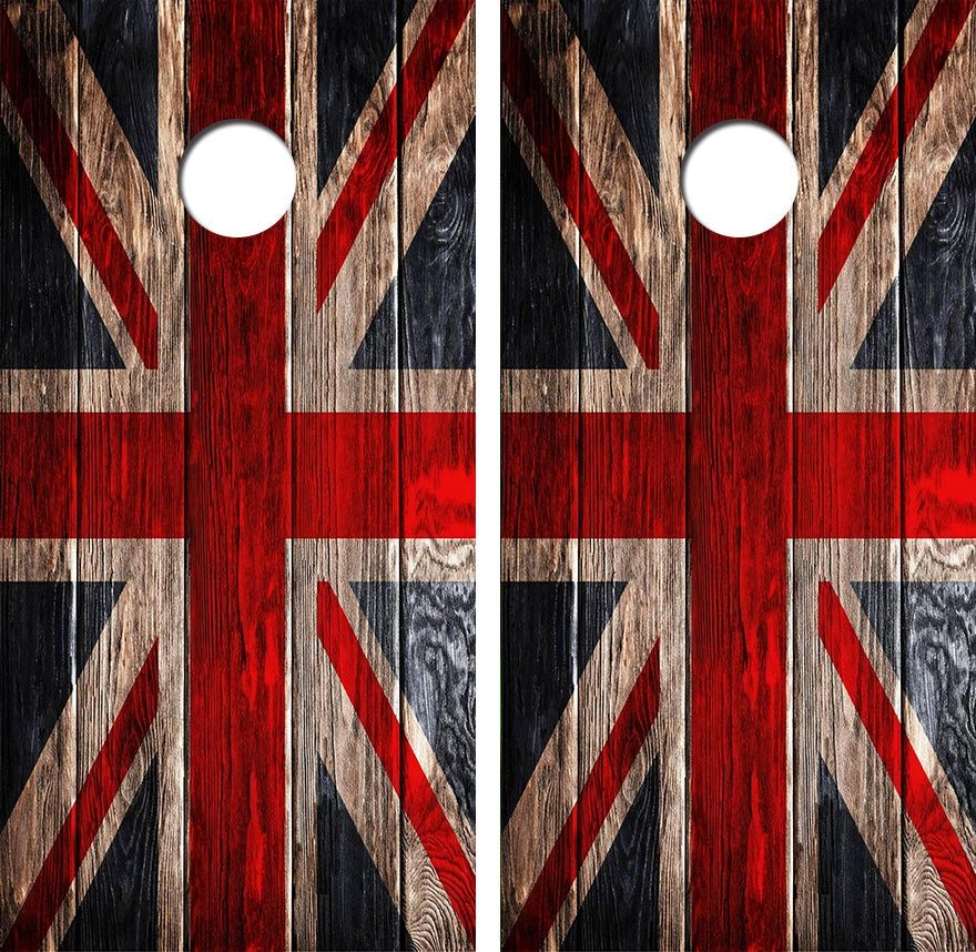British Flag Cornhole Design