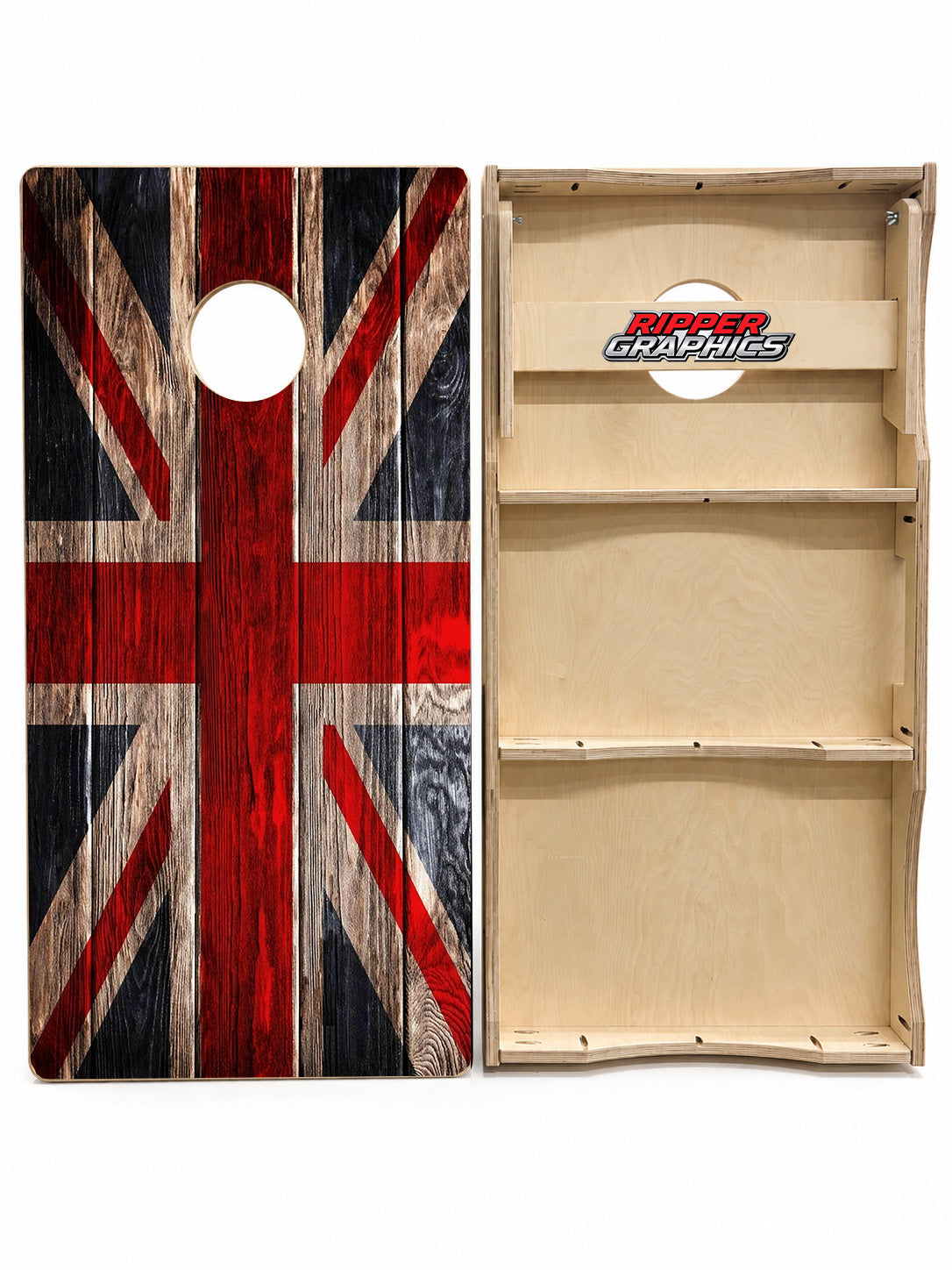 British Flag Cornhole Design