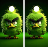 Unhappy Bird Cornhole Design