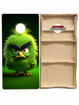 Unhappy Bird Cornhole Design