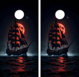 Pirate Ship Cornhole Design