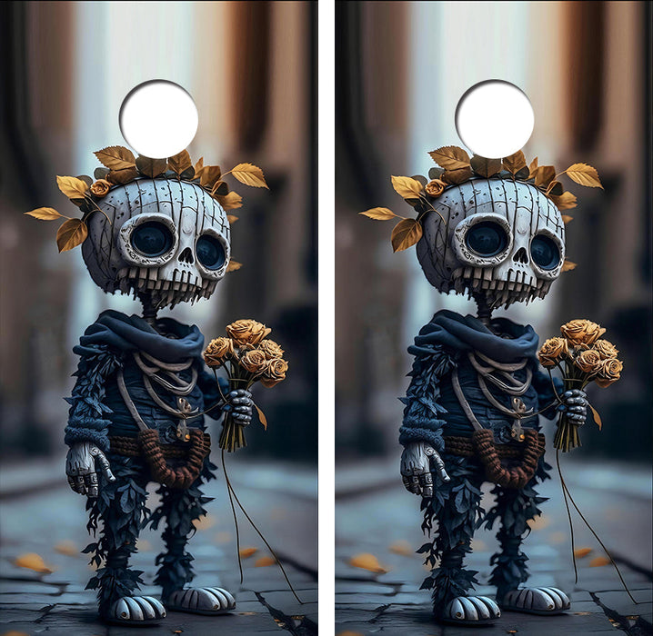 Skull Baby Cornhole Design