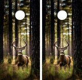 Monster Whitetail Deer Buck Cornhole Design