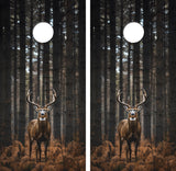 Monster Whitetail Deer Buck Cornhole Design
