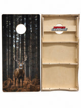 Monster Whitetail Deer Buck Cornhole Design