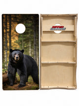 North American Black Bear Cornhole Design