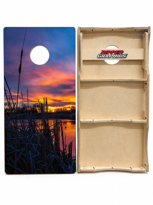 Duck Hunting Cornhole Design