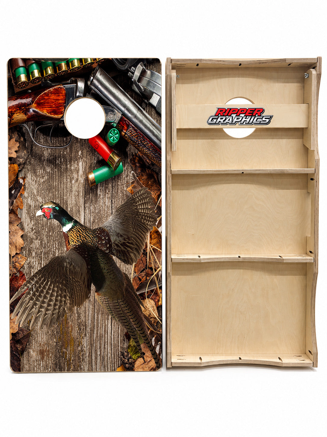 Pheasant Hunting Cornhole Design
