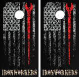 Ironworkers Cornhole Design
