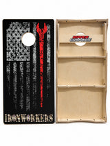 Ironworkers Cornhole Design