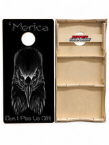 Merica Bald Eagle Cornhole Design