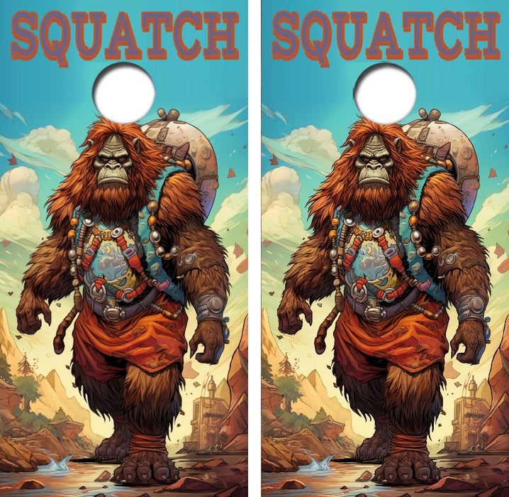 Squatch Cornhole Design