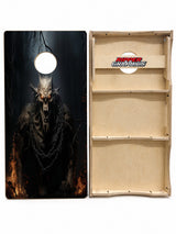 Evil Werewolf Cornhole Design