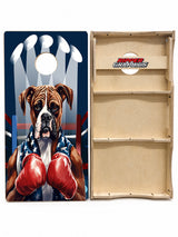 Boxing Boxer Cornhole Design