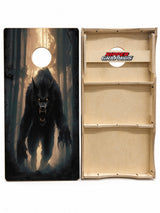 Charging Werewolf Cornhole Design