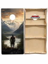 Alaskan Mountain Man Cornhole Design