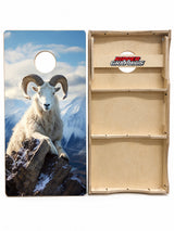 Doll Sheep on Rocks Cornhole Design