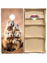 Prairie Doggin Cornhole Design