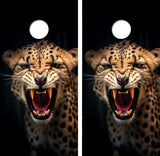 Hungry Cheetah Cornhole Design