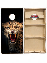 Hungry Cheetah Cornhole Design