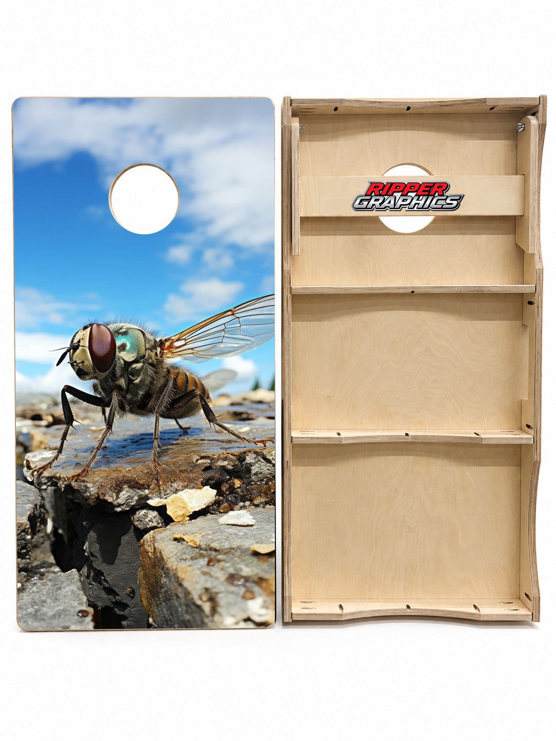 House Fly Cornhole Design