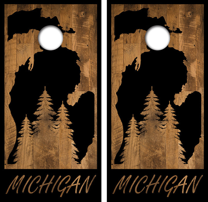Michigan Cornhole Design
