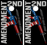 Second Amendment Cornhole Design
