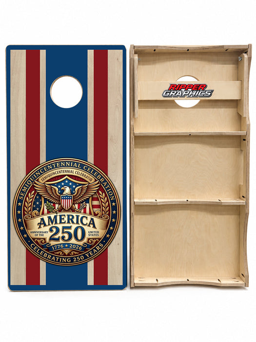Americas 250 Anniversary Cornhole Design