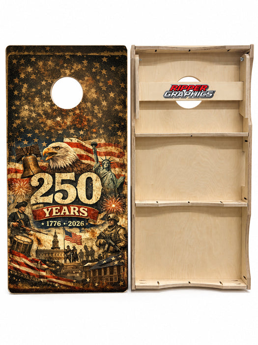 Americas 250 Anniversary Cornhole Design