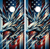 Screaming Eagle Cornhole Design