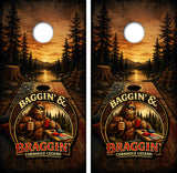 Baggin & Braggin Cornhole Design