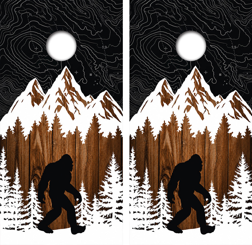 Big Foot Cornhole Design