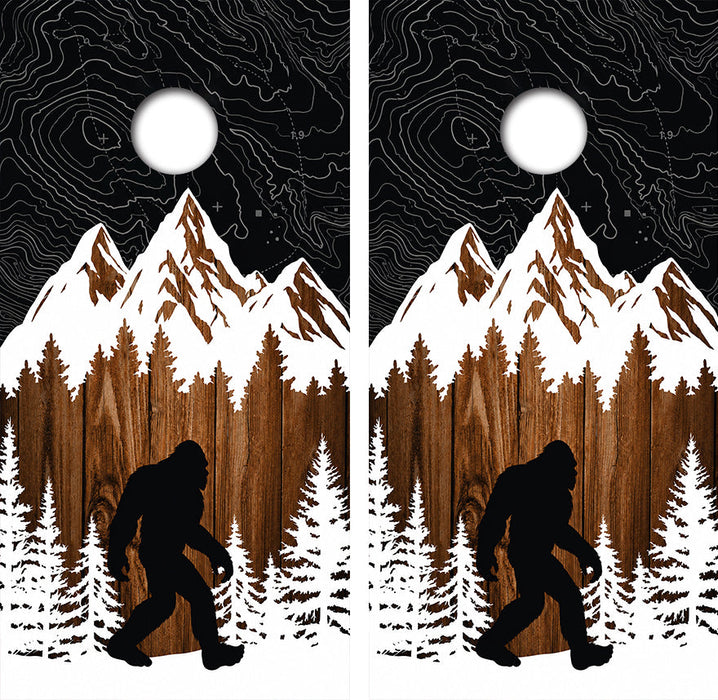 Big Foot Cornhole Design