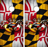 Maryland Crab Cornhole Design