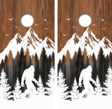 Big Foot Cornhole Design
